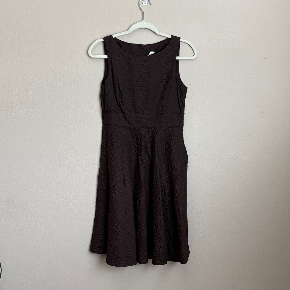 J.Crew- Brown Women’s Sleeveless Cotton Dress size 8p